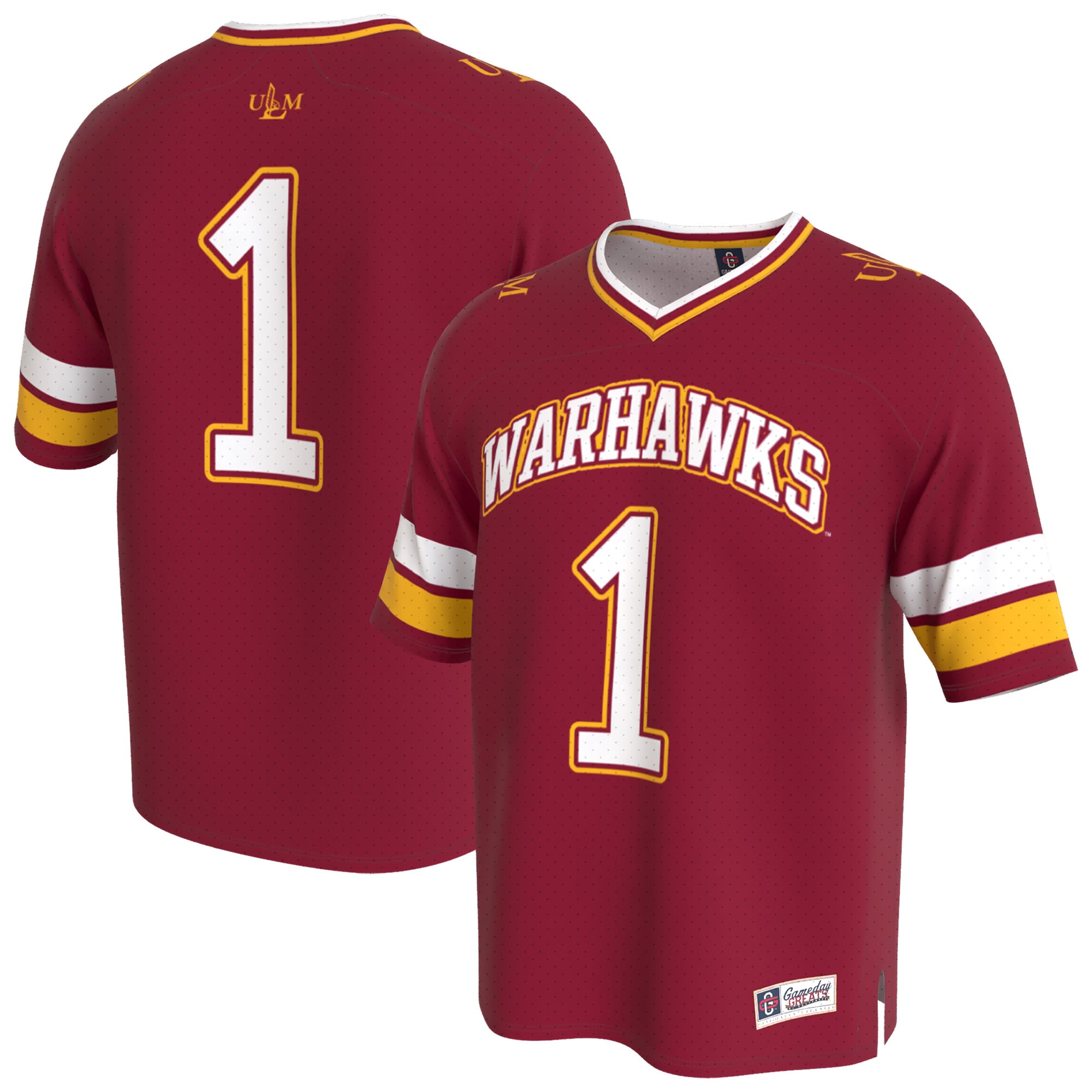 ULM Warhawks Maroon Football Shirt - Men's