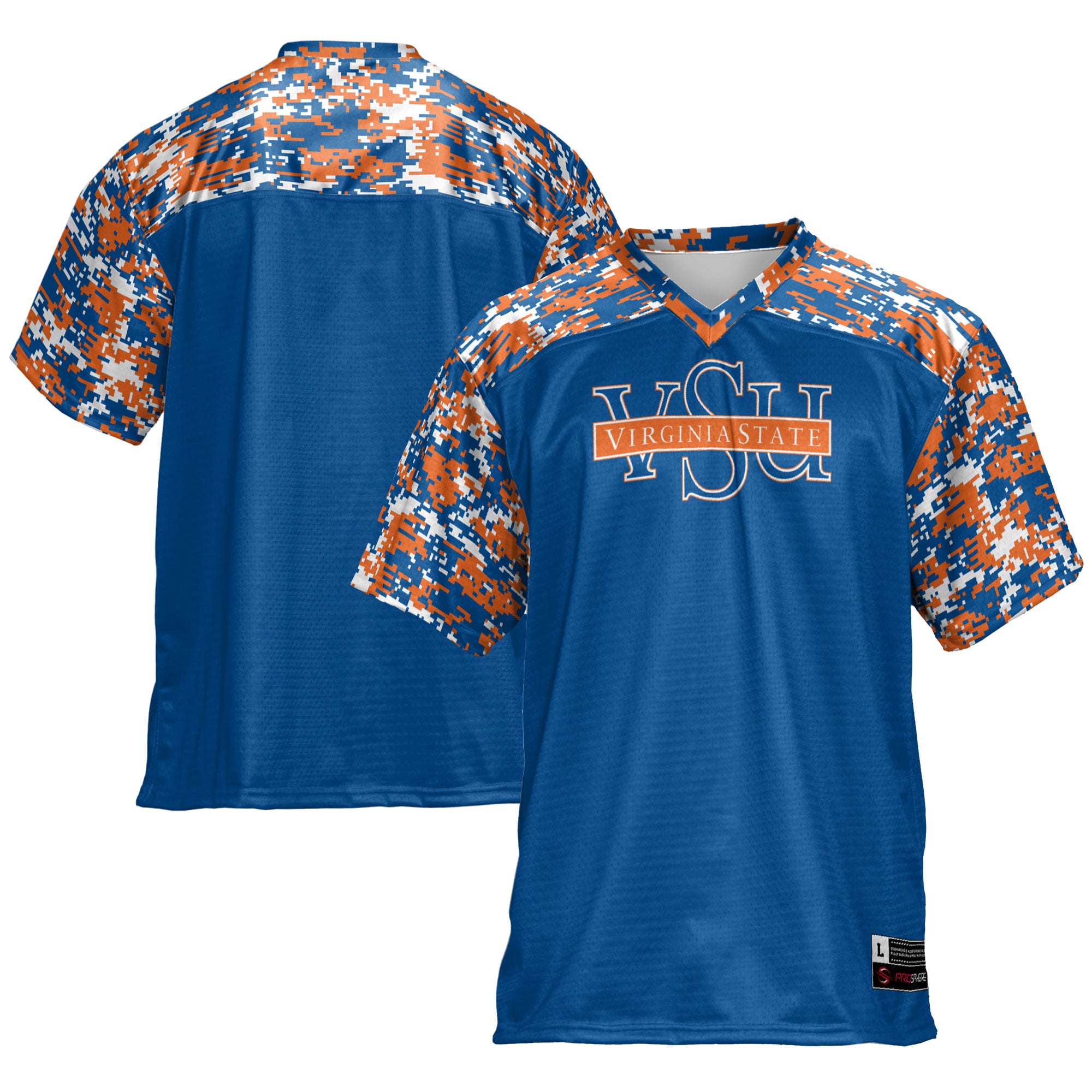 Virginia State Trojans Blue Football Jersey - Youth