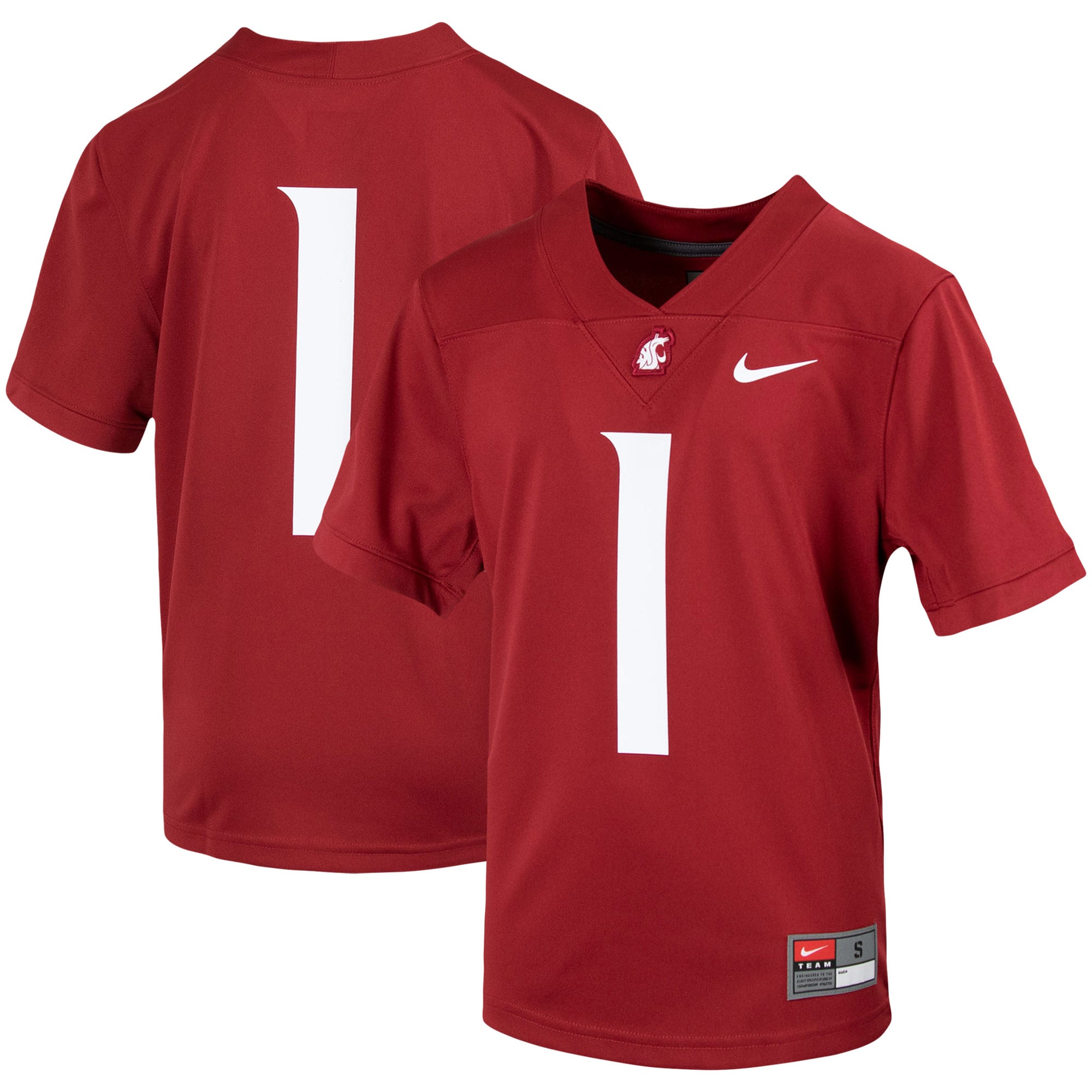 Washington State Cougars #1 Crimson Football 2 - Youth