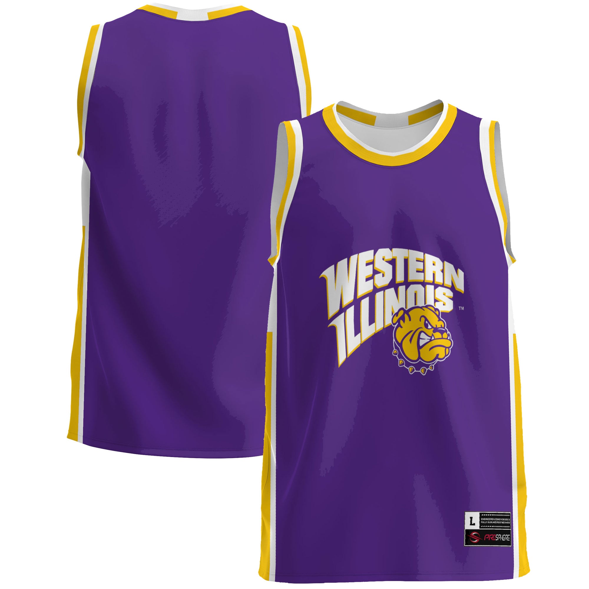 Western Illinois Leathernecks Basketball Jersey - Youth