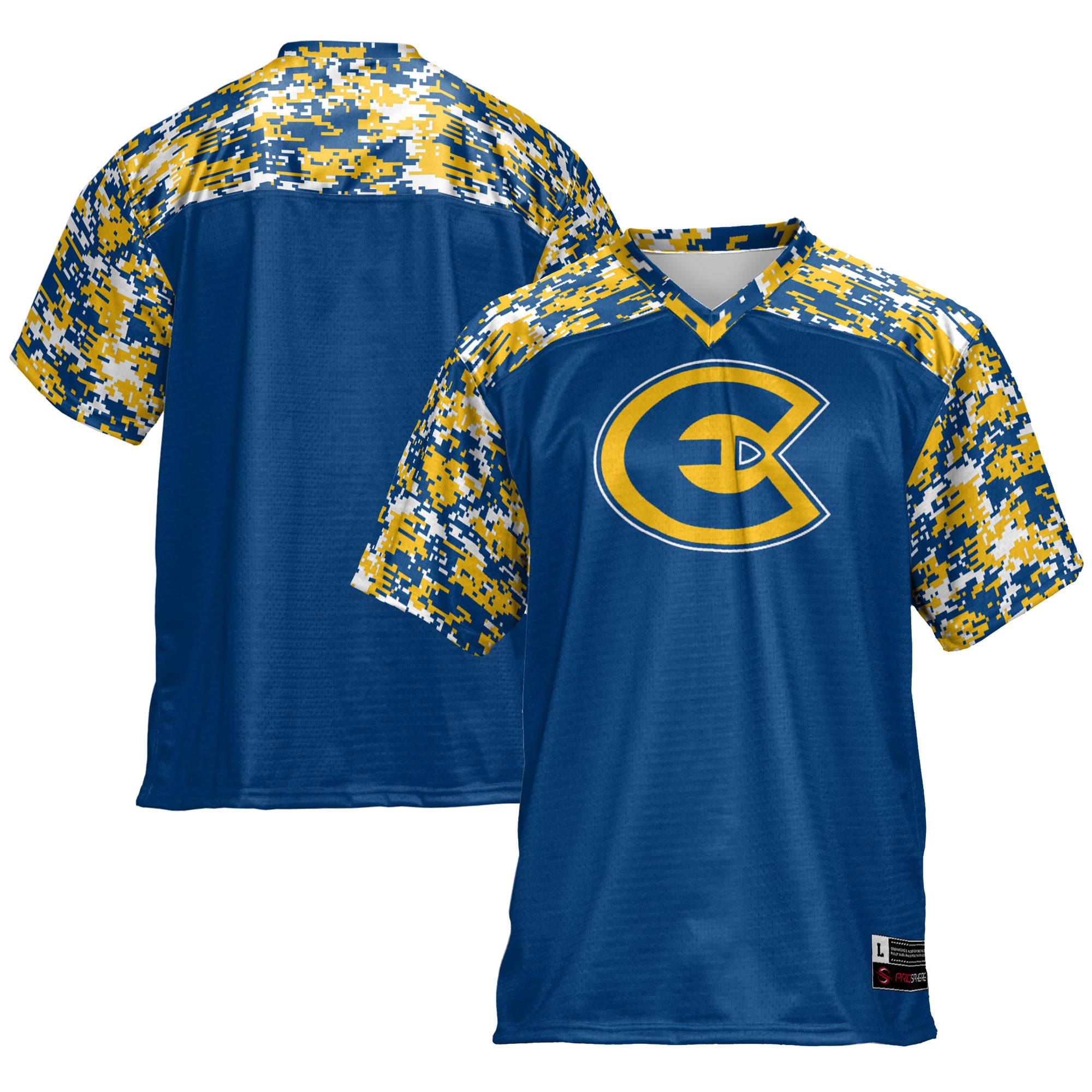 Wisconsin Eau Claire Blugolds Navy Football Jersey - Men's