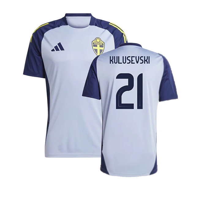 Men's Trainings Sweden 2024/25 Blue Training Jersey
