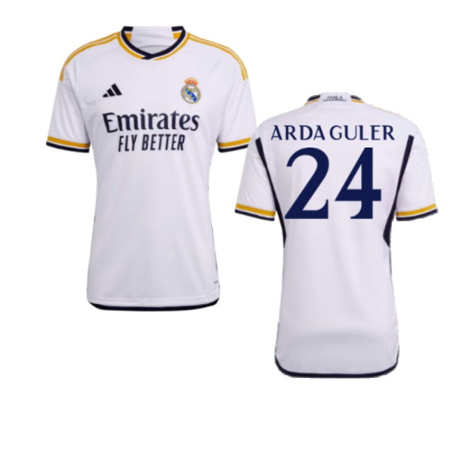 Kids' Real Madrid 2023/24 Home Jersey