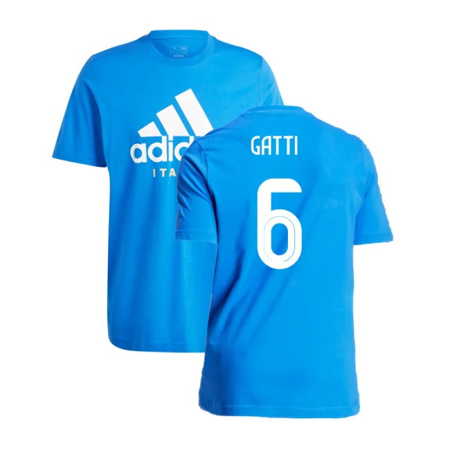 Women's Italy 2024/25 Blue Tee