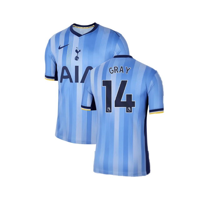 Men's Tottenham 2024/25 Gray Away Jersey