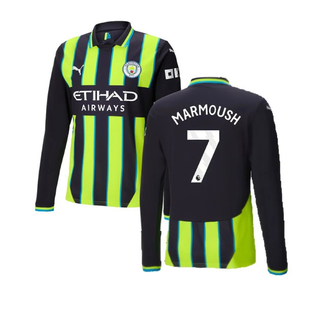 Men's Man City 2024/25 City Long Sleeve Jersey