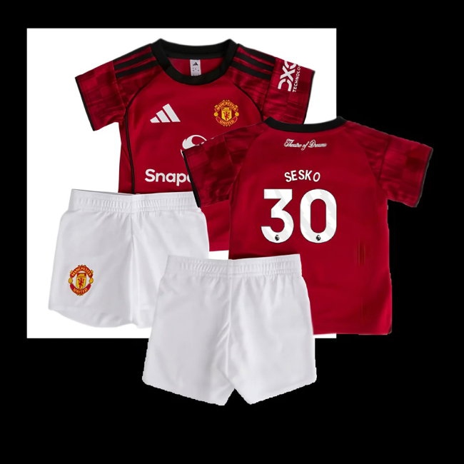 Kids' Man Utd 2025/26 Home Kit