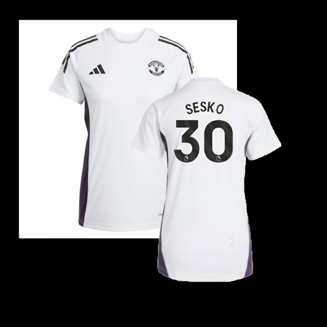 Women's Trainings MAN UTD 2025/26 White Training Jersey