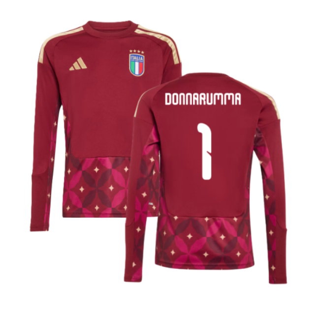 Women's Italy 2026/27 Burgundy Home Jersey