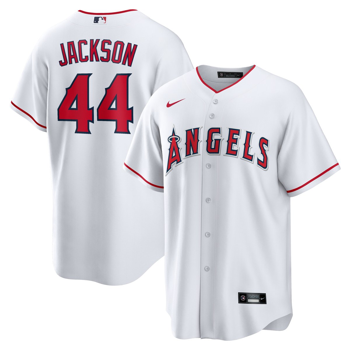 Kids' Los Angeles Angels White Player Jersey