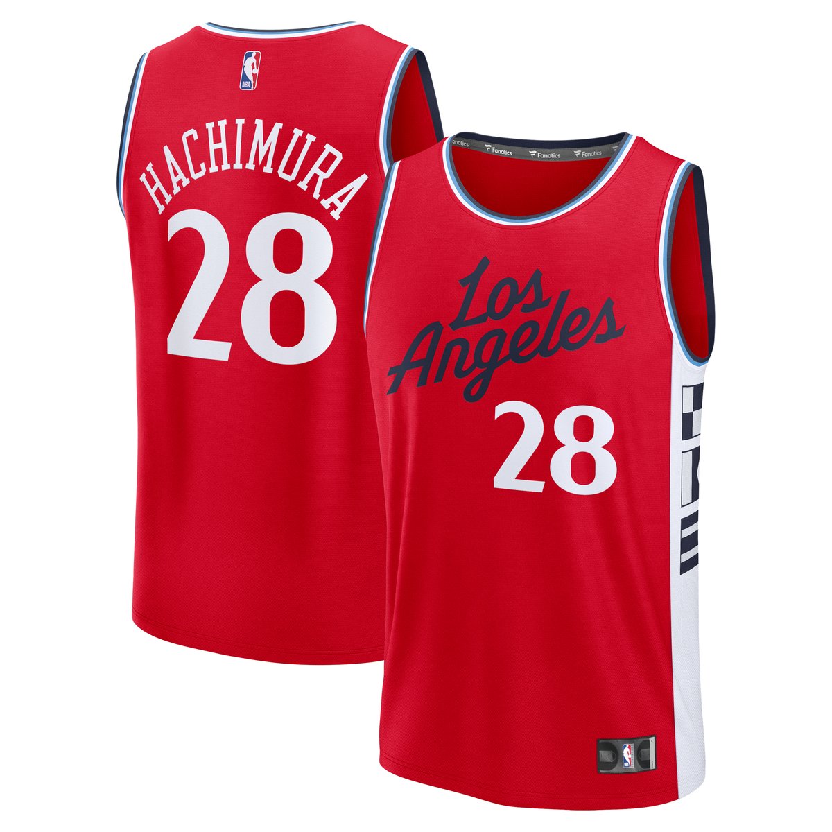Kids' LA Clippers Red Statement Replica Jersey