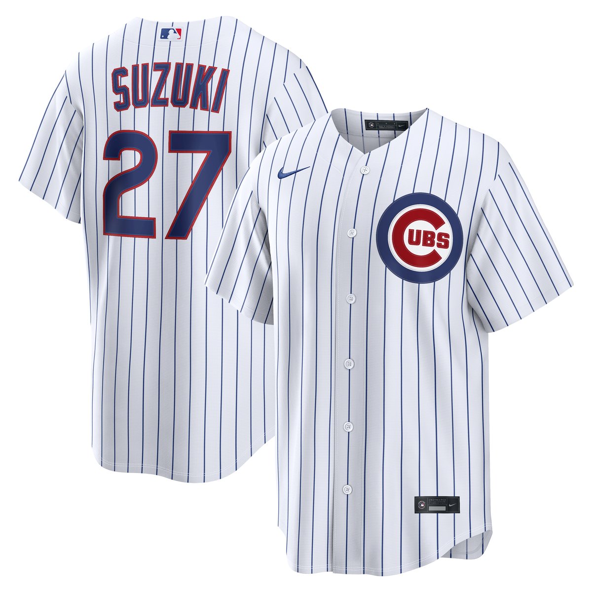Women's Chicago Cubs White Replica Jersey