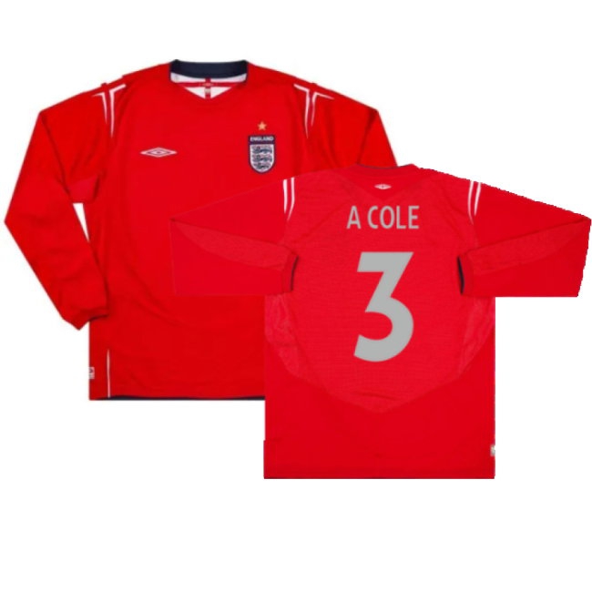 Kids' England Away Long Sleeve Jersey