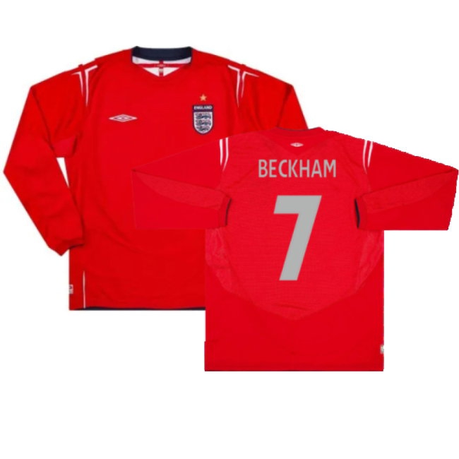 Kids' England Away Long Sleeve Jersey