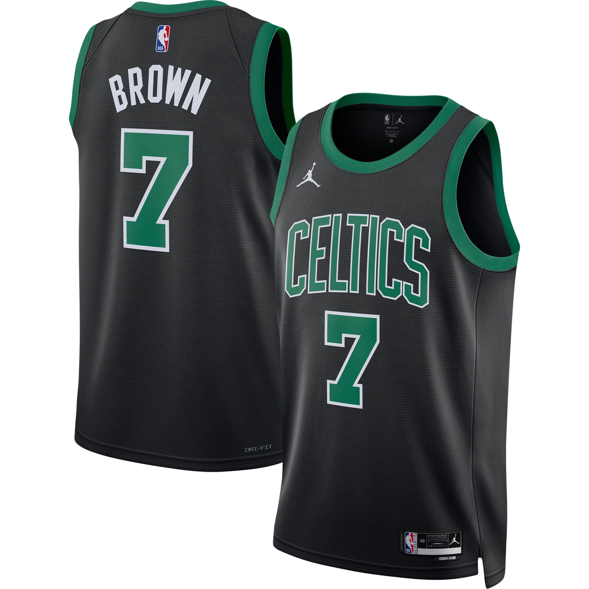 Women's Boston Celtics Brown Statement Swingman Jersey