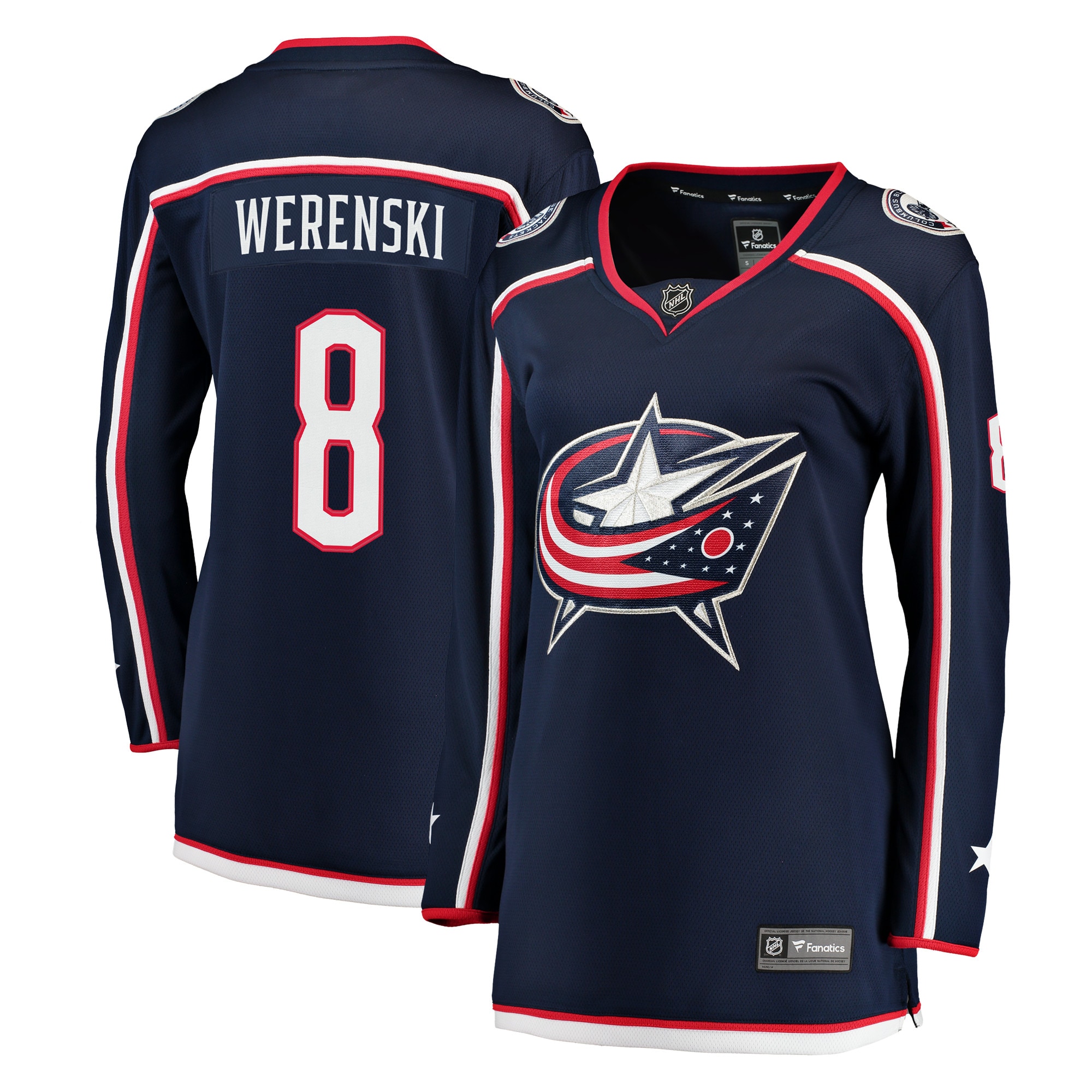 Women's Columbus Blue Navy Jersey