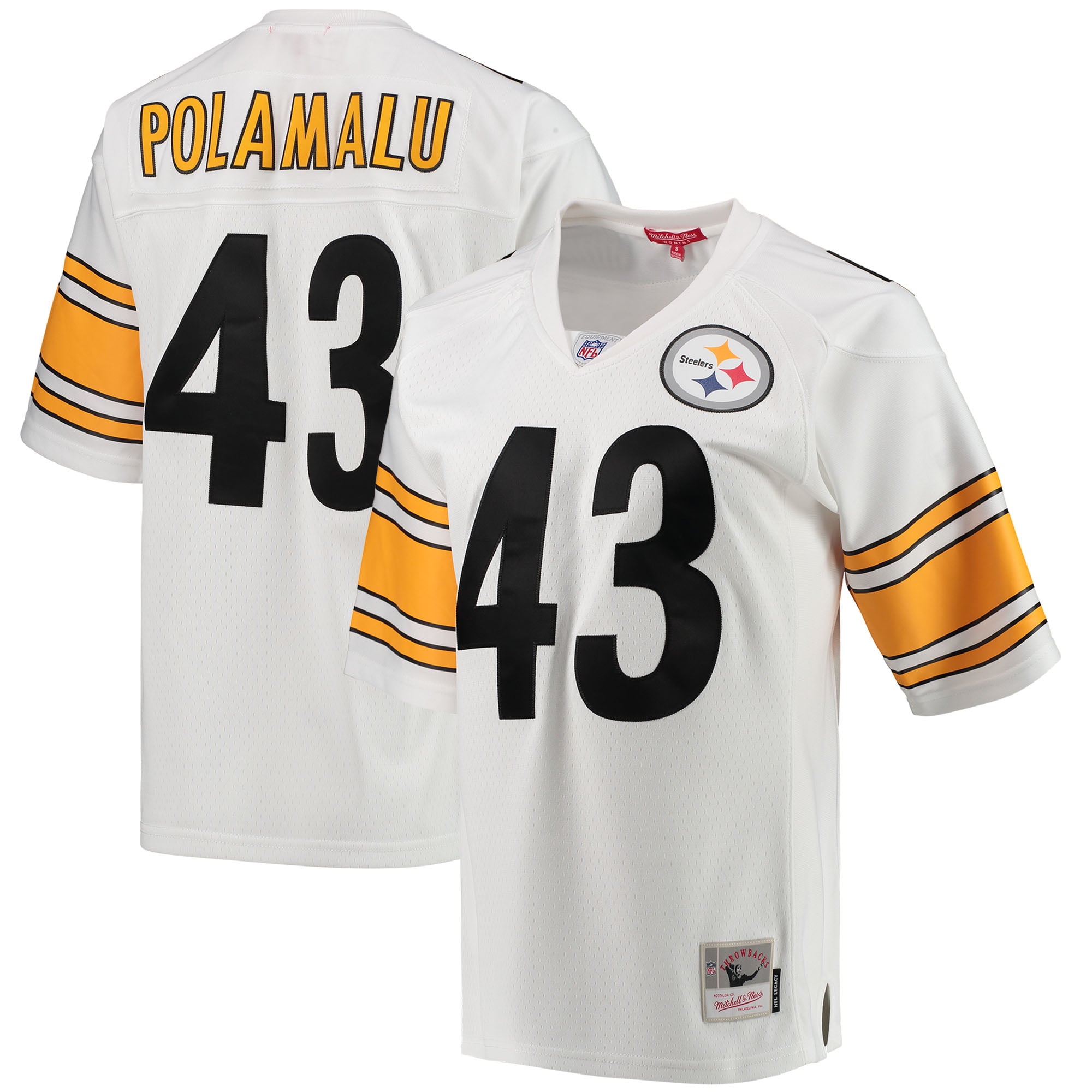 Men's Pittsburgh Steelers White Replica Jersey