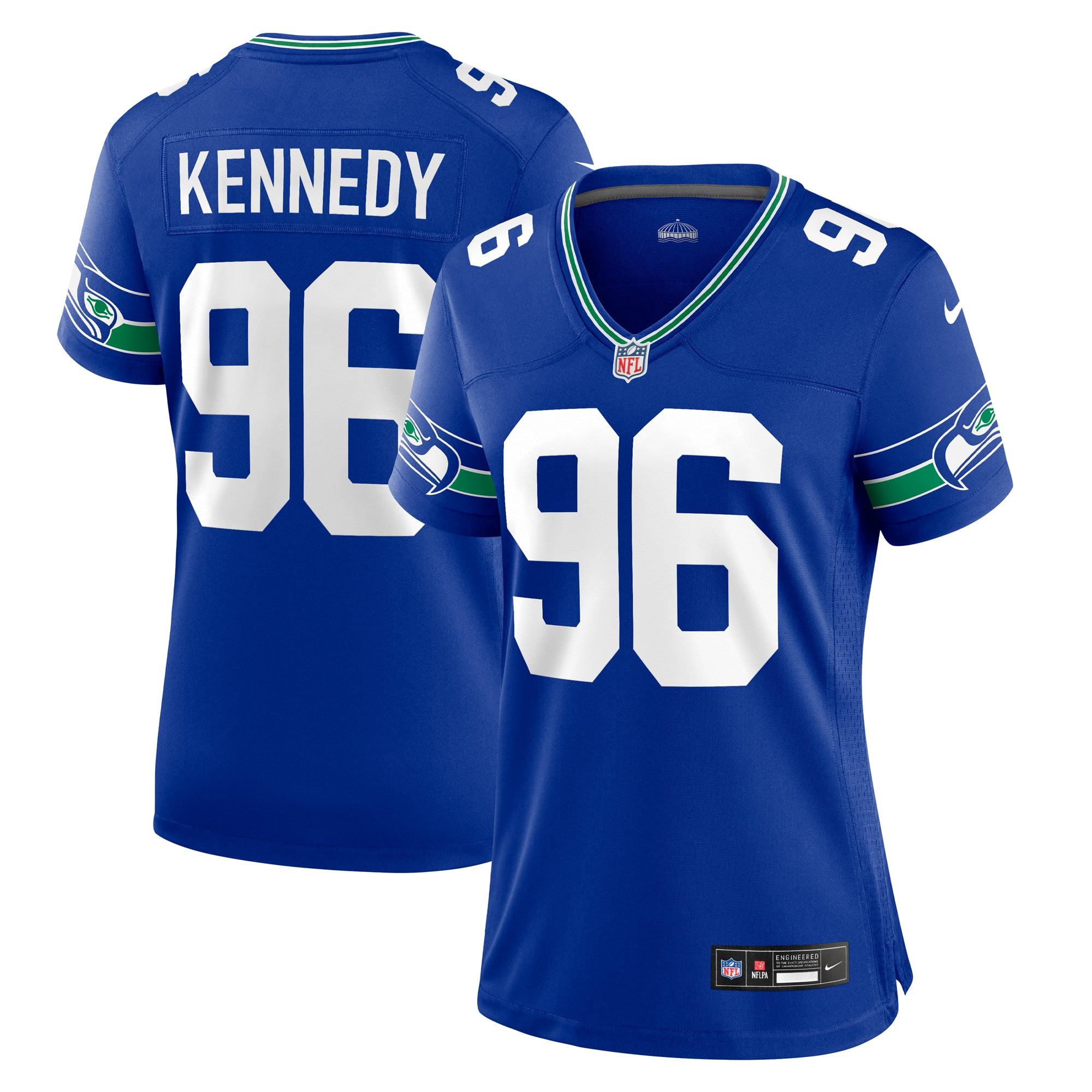Men's Seattle Seahawks Royal Throwback Player Jersey