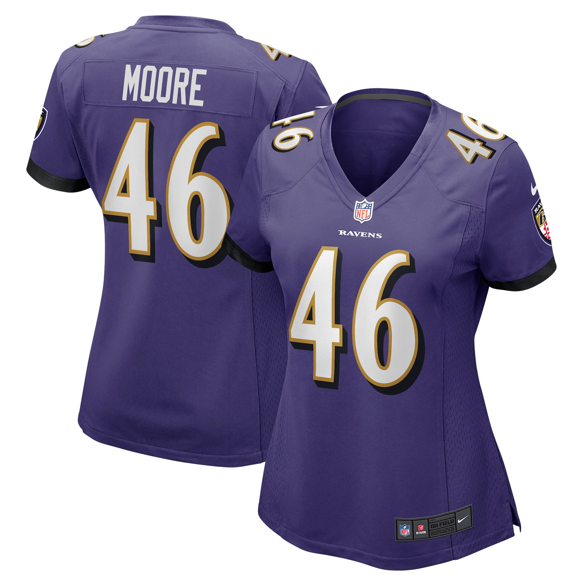Kids' Baltimore Ravens Purple Player Jersey