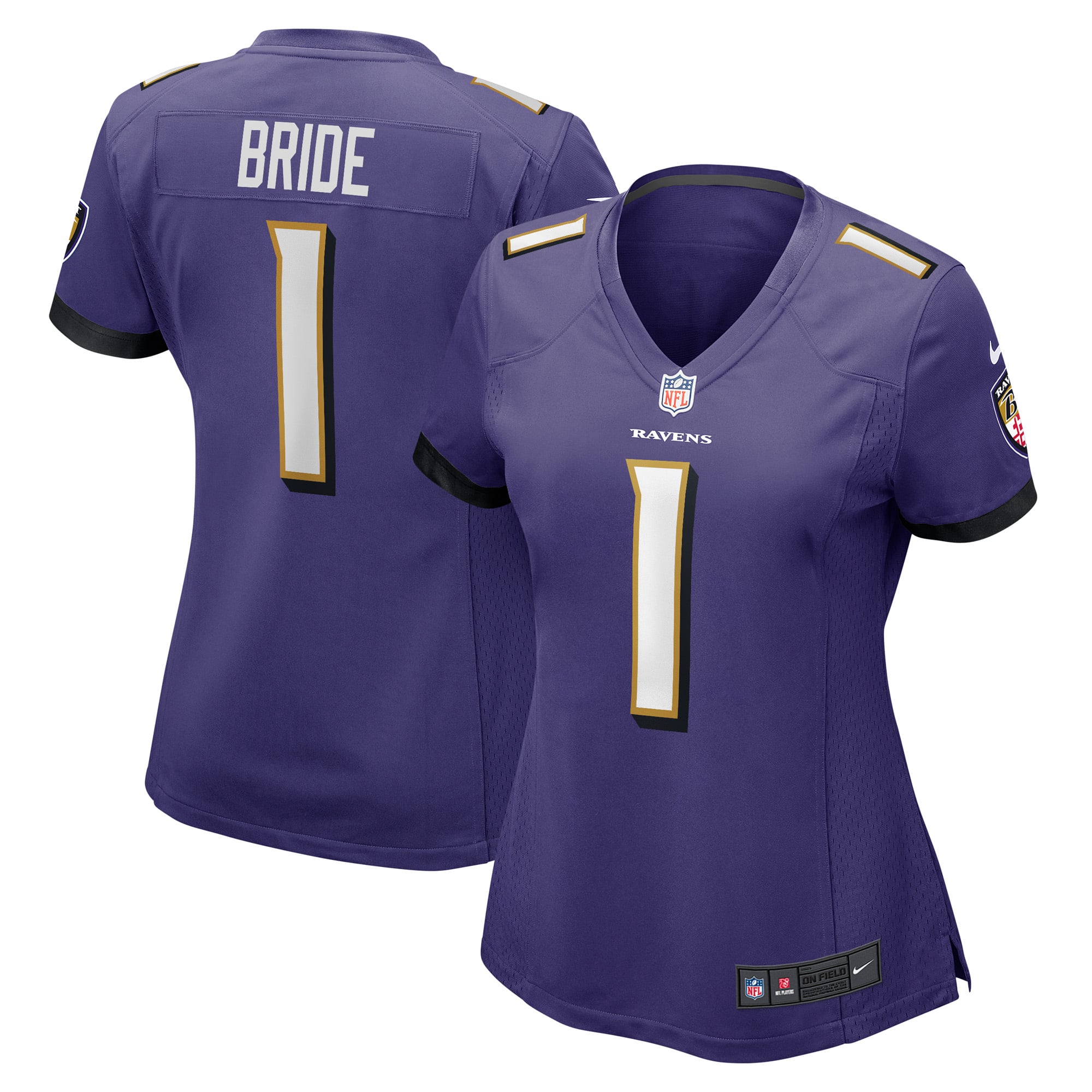 Women's Baltimore Ravens Purple Game Jersey