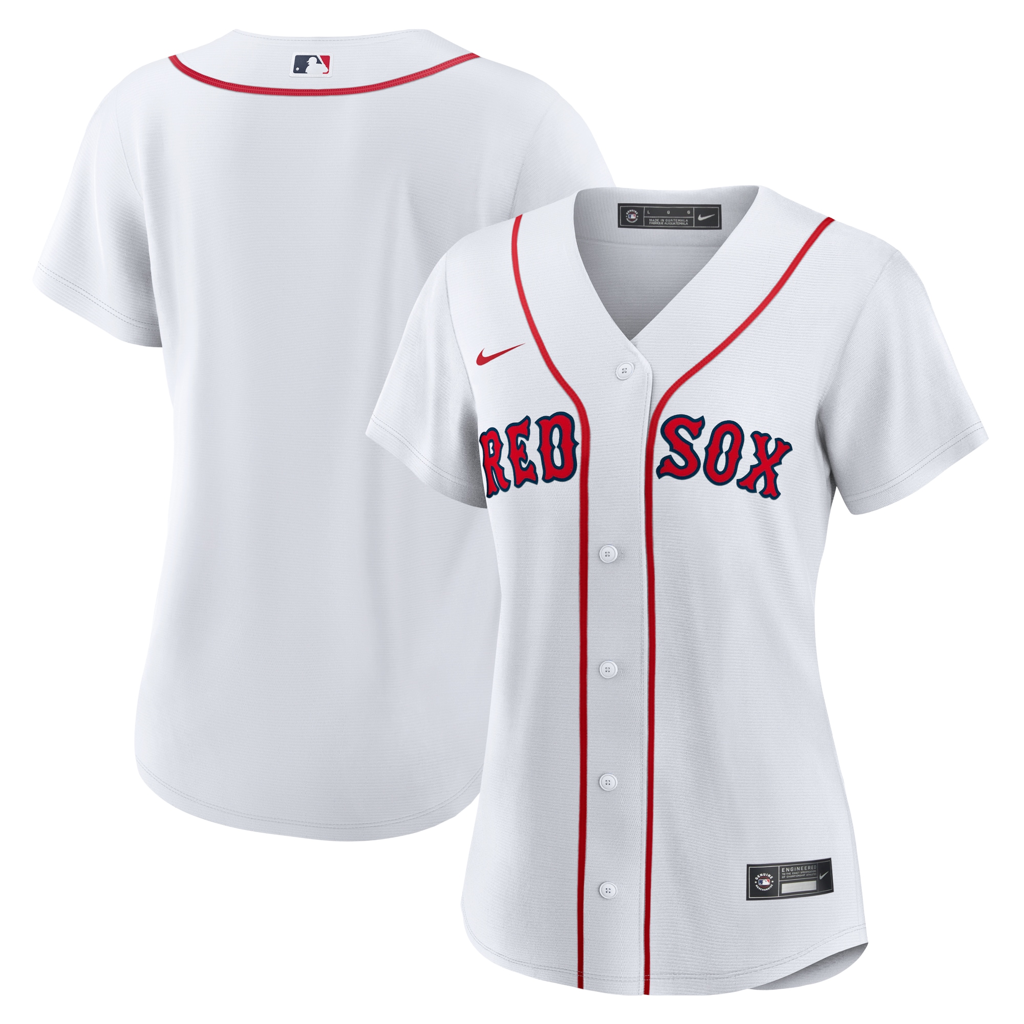 Women's Boston Red Sox White Replica Jersey
