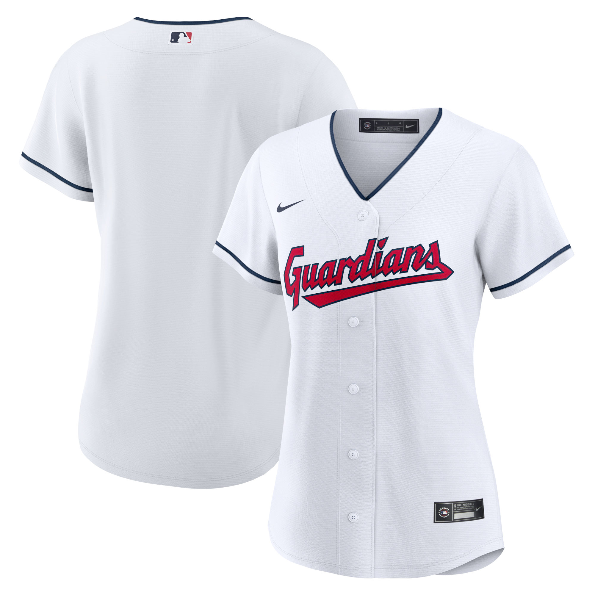 Men's Cleveland Guardians White Replica Jersey