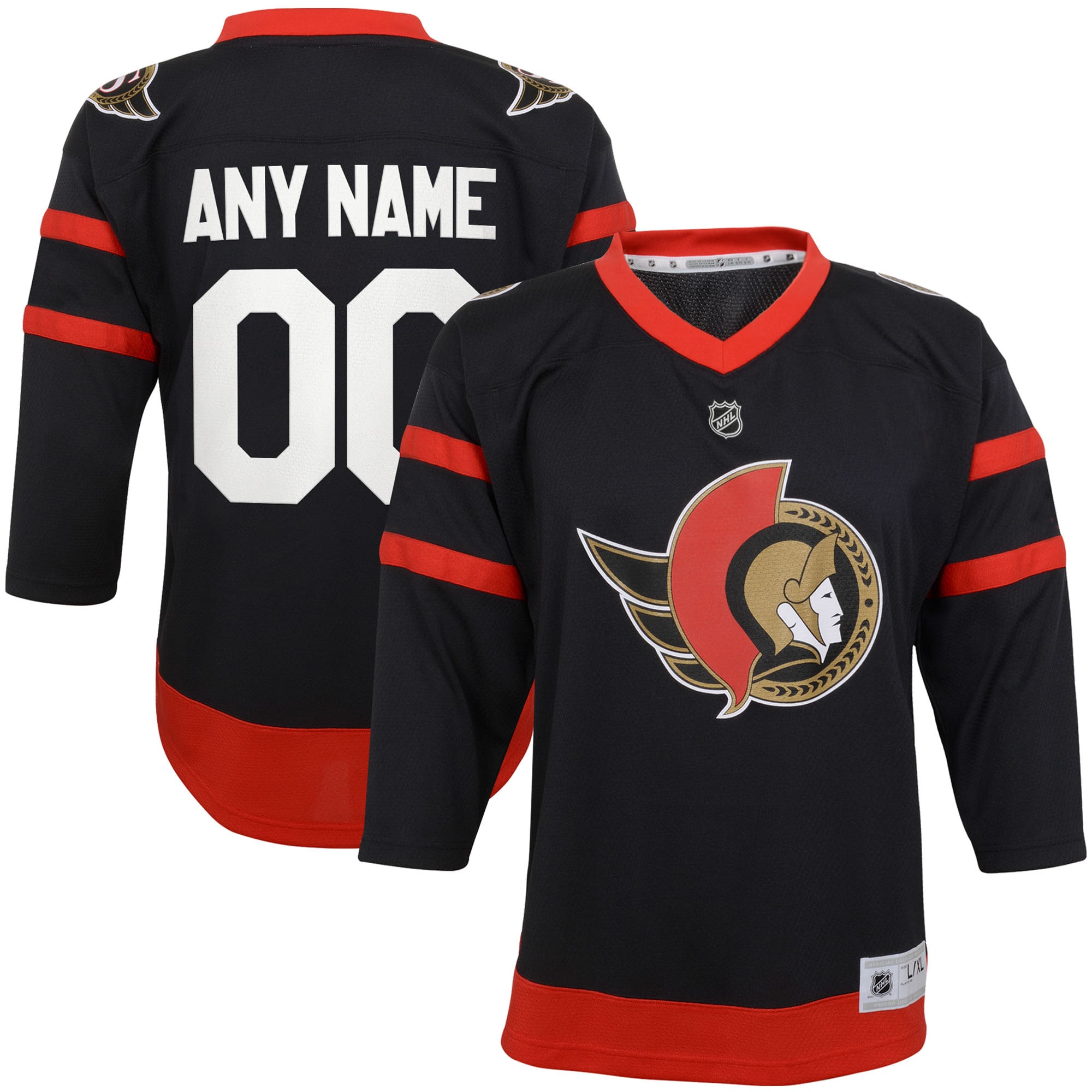 Women's Ottawa Senators Black Replica Jersey