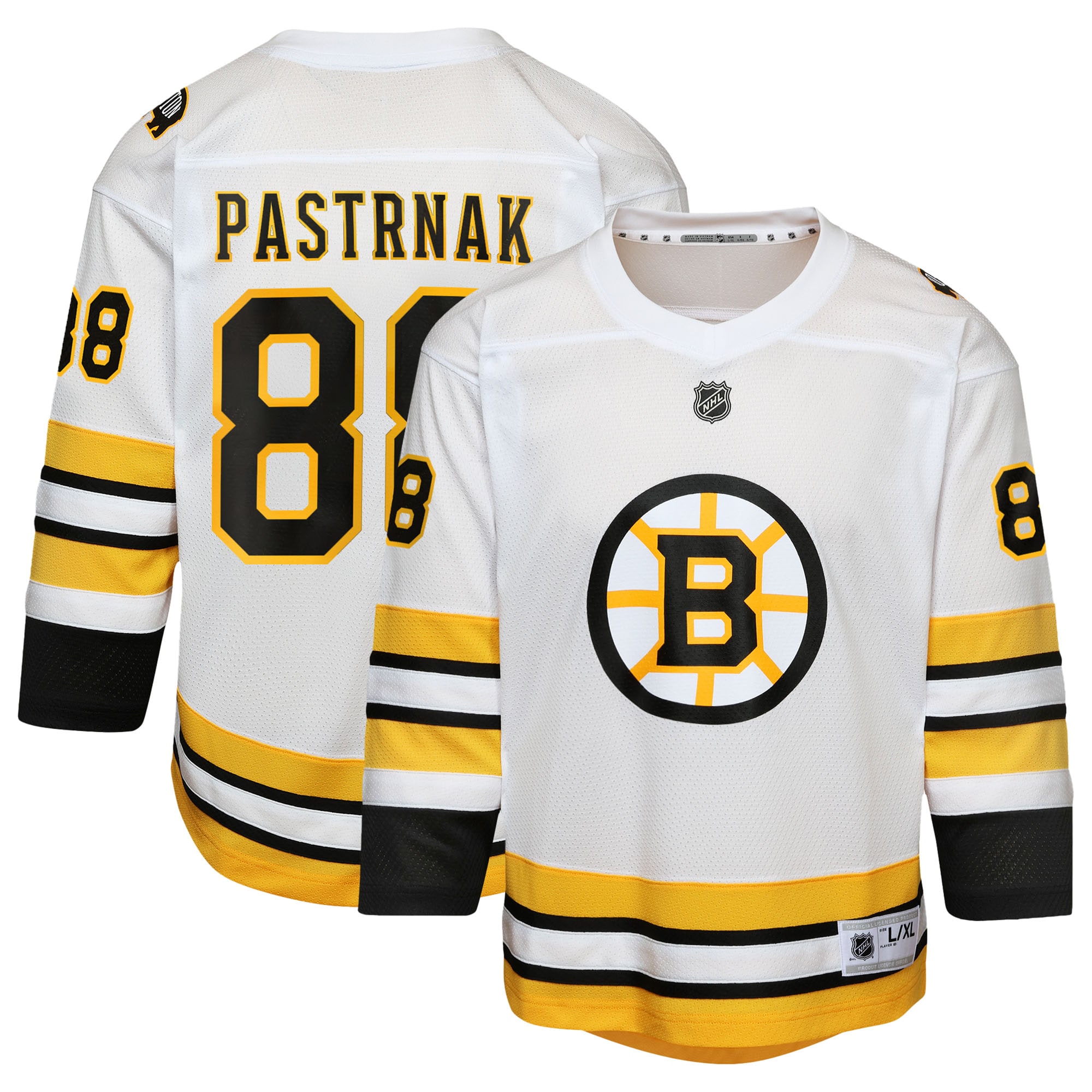 Men's Boston Bruins White Player Jersey