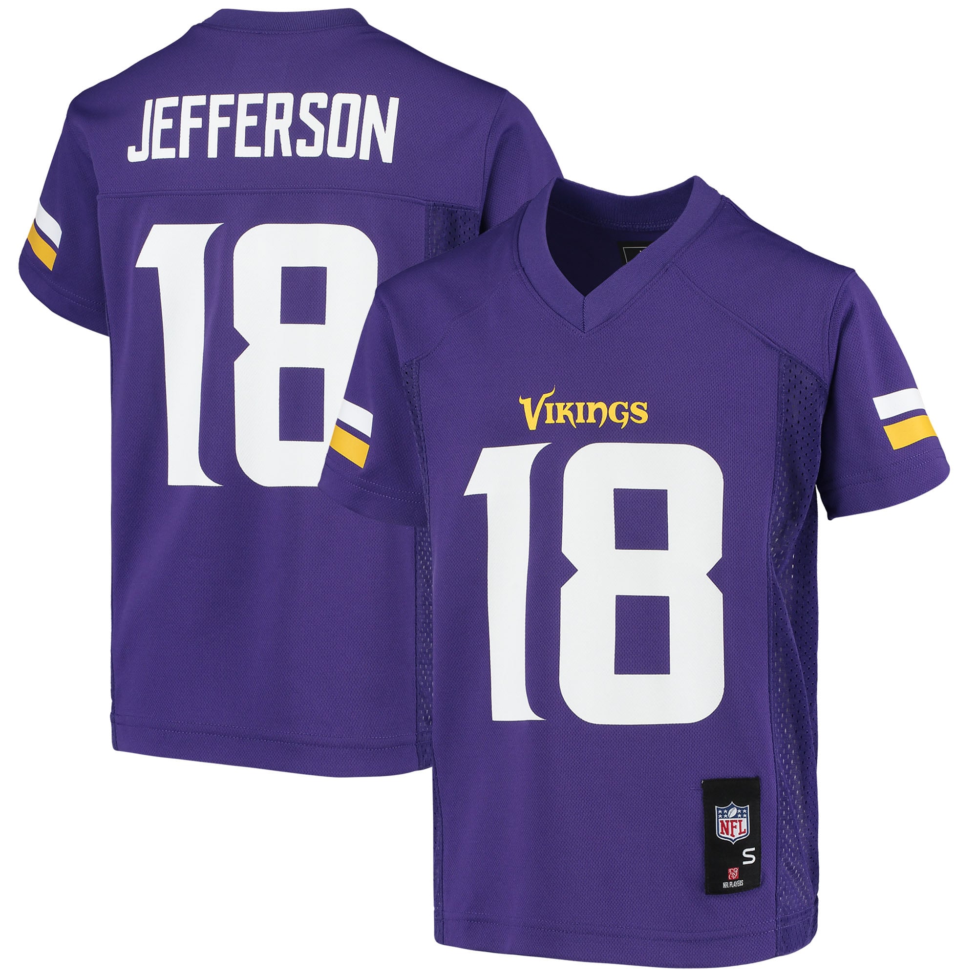 Kids' Minnesota Vikings Purple Replica Jersey