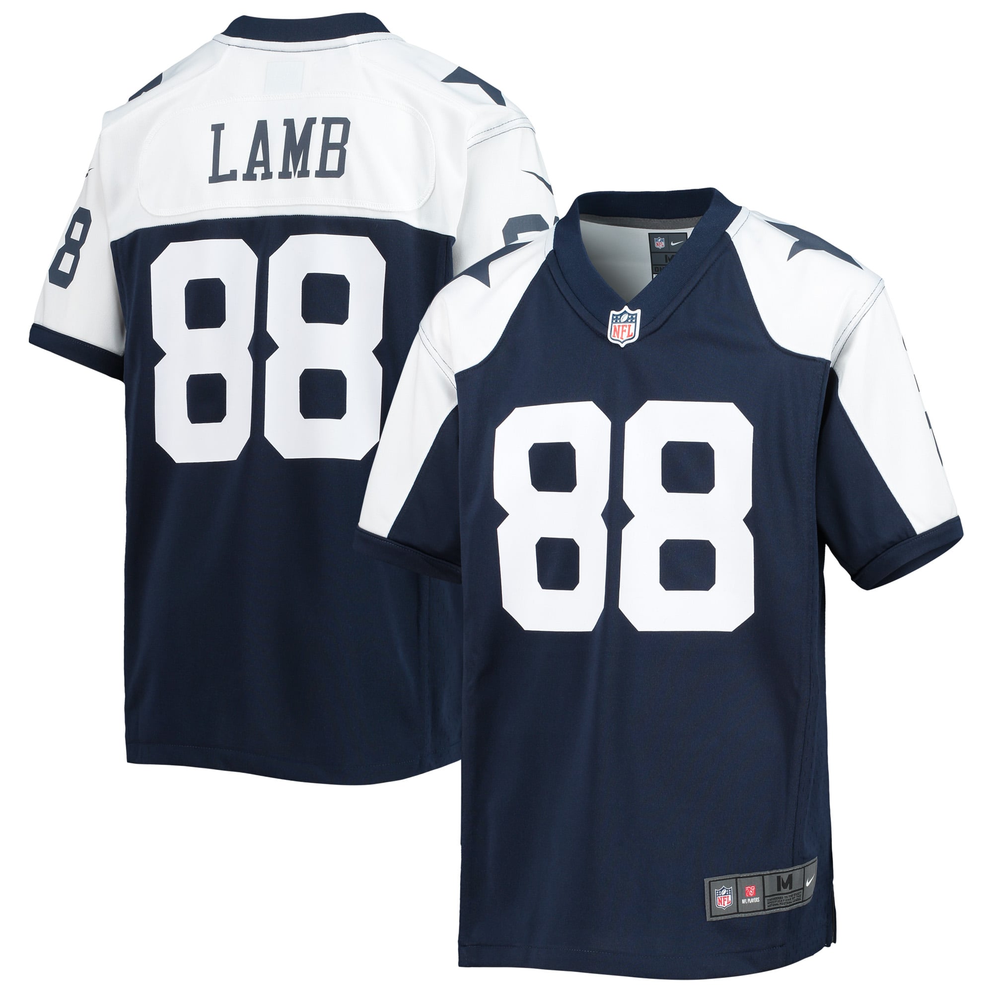 Kids' Dallas Cowboys Navy Game Jersey