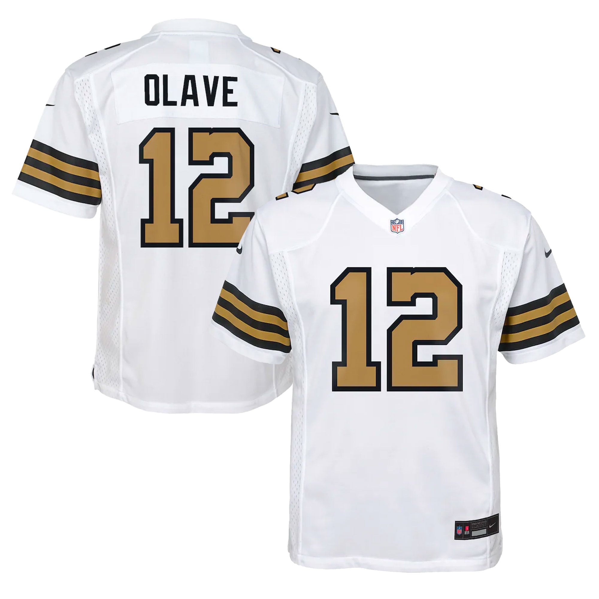 Men's New Orleans Saints White Game Jersey