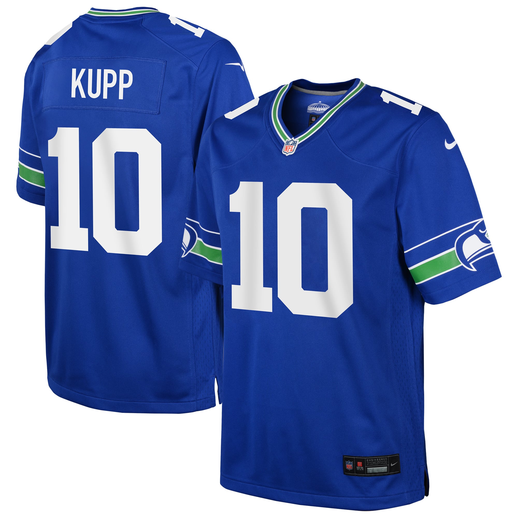 Kids' Seattle Seahawks Royal Game Jersey