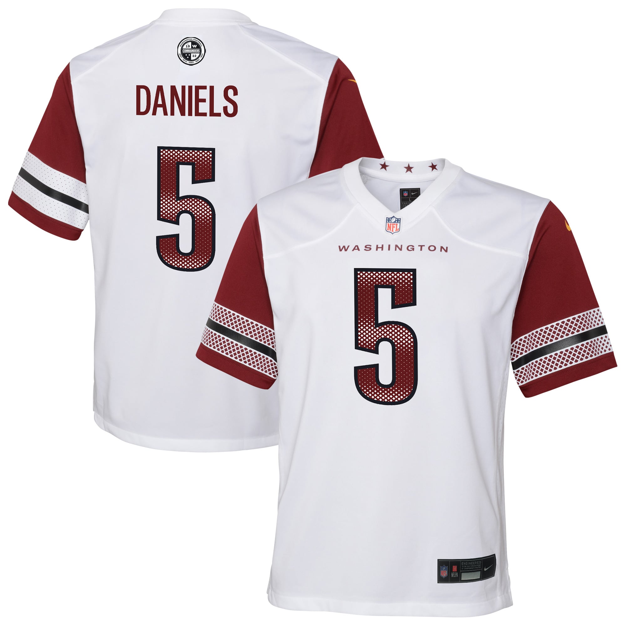 Men's Washington Commanders White Game Jersey