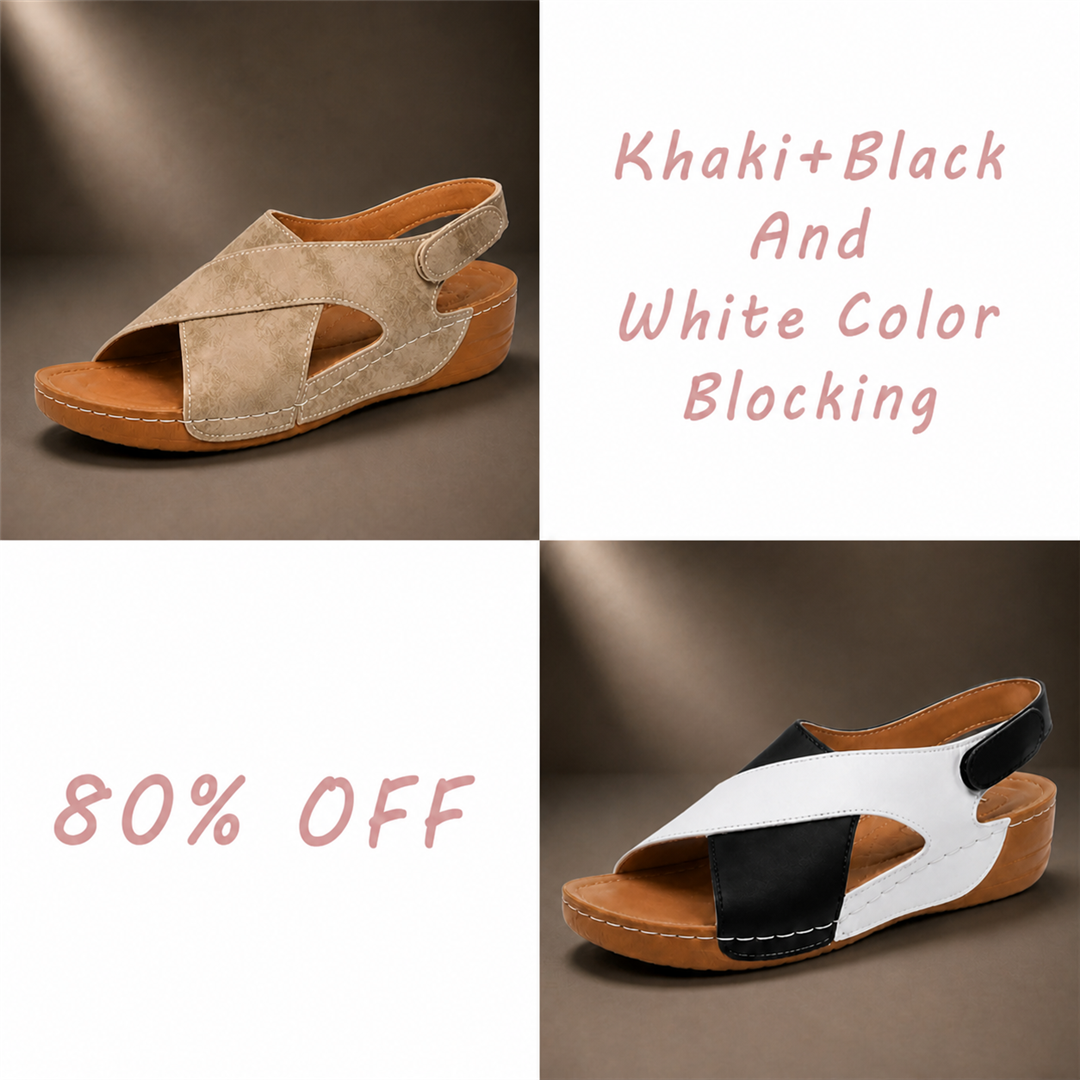 BUY 2 (Khaki+Black And White Color Blocking) 80% OFF