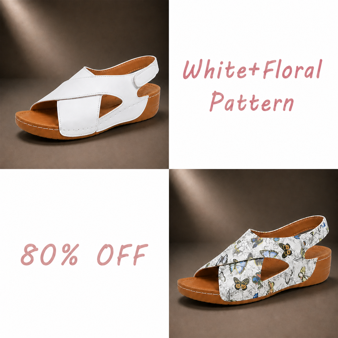 BUY 2 (White+Floral Pattern) 80% OFF
