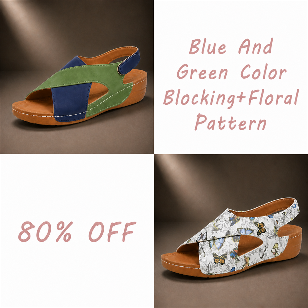 BUY 2 (Blue And Green Color Blocking+Floral Pattern) 80% OFF