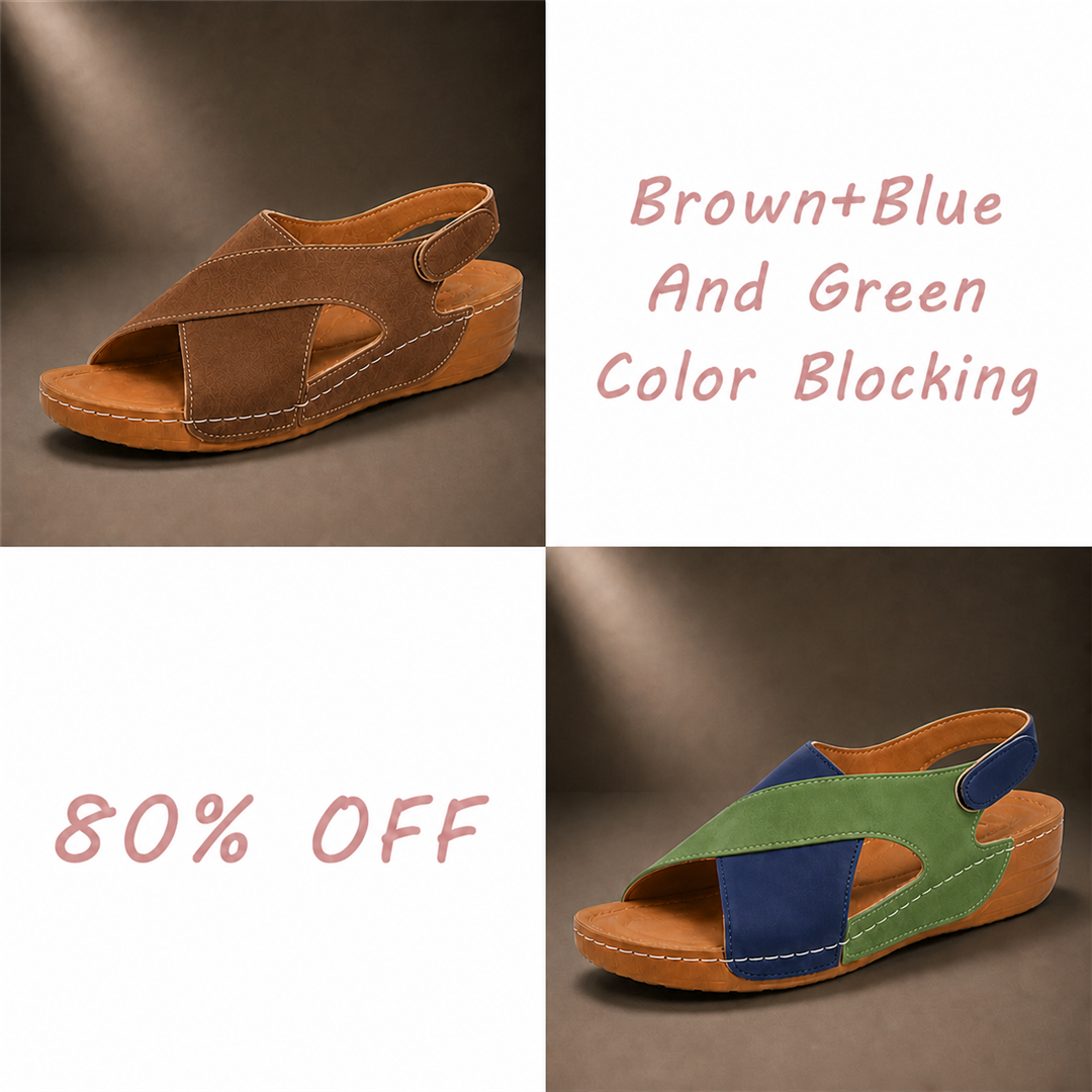 BUY 2 (Brown+Blue And Green Color Blocking) 80% OFF