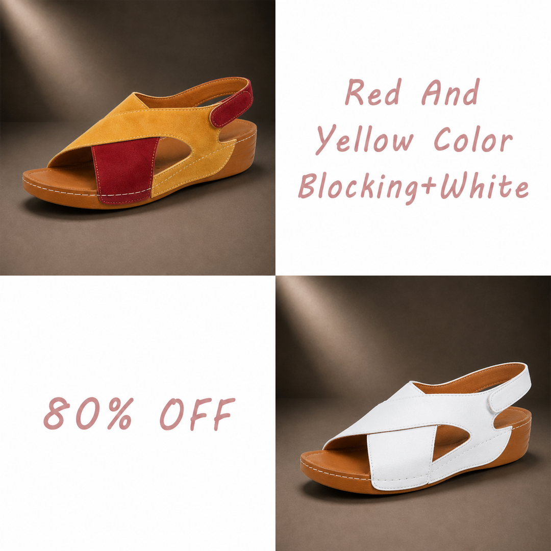 BUY 2 (Red And Yellow Color Blocking+White) 80% OFF