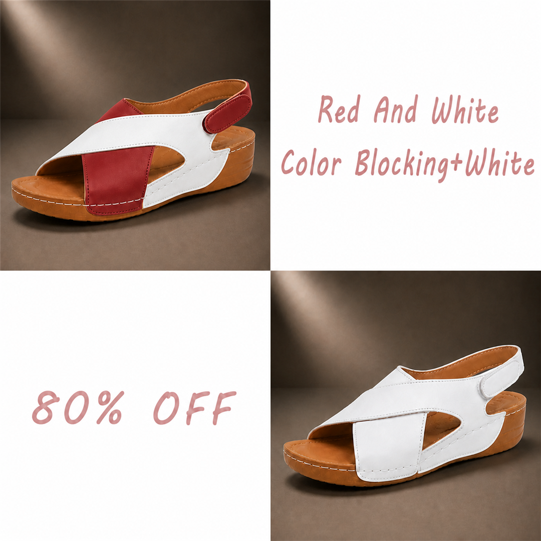 BUY 2 (Red And White Color Blocking+White) 80% OFF