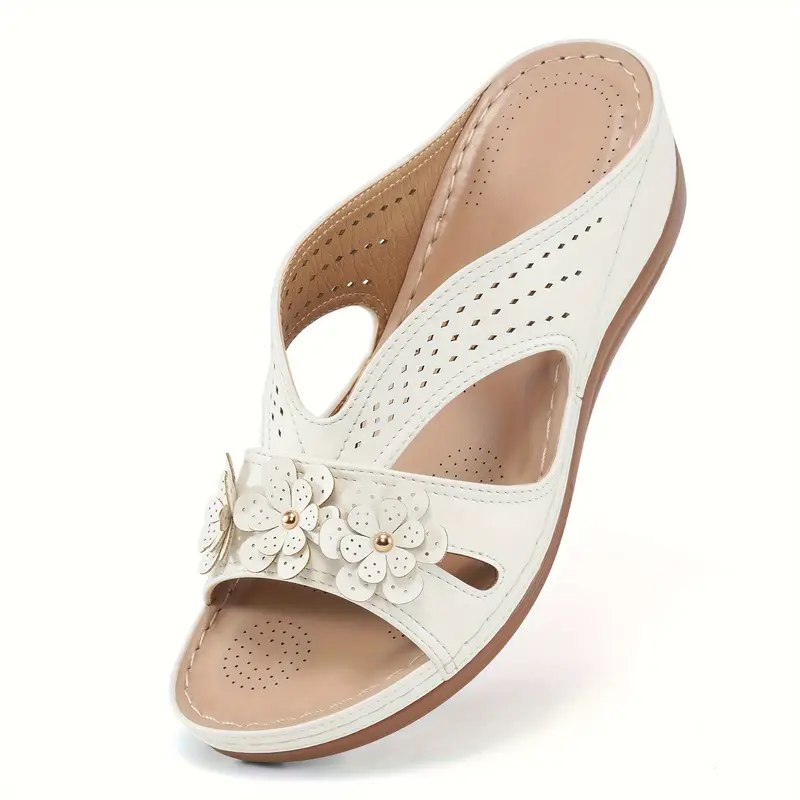 🔥 Nur heute 70 % Rabatt – Damen-Sandalen zur Stützung des Fußgewölbes mit Blumenmuster
