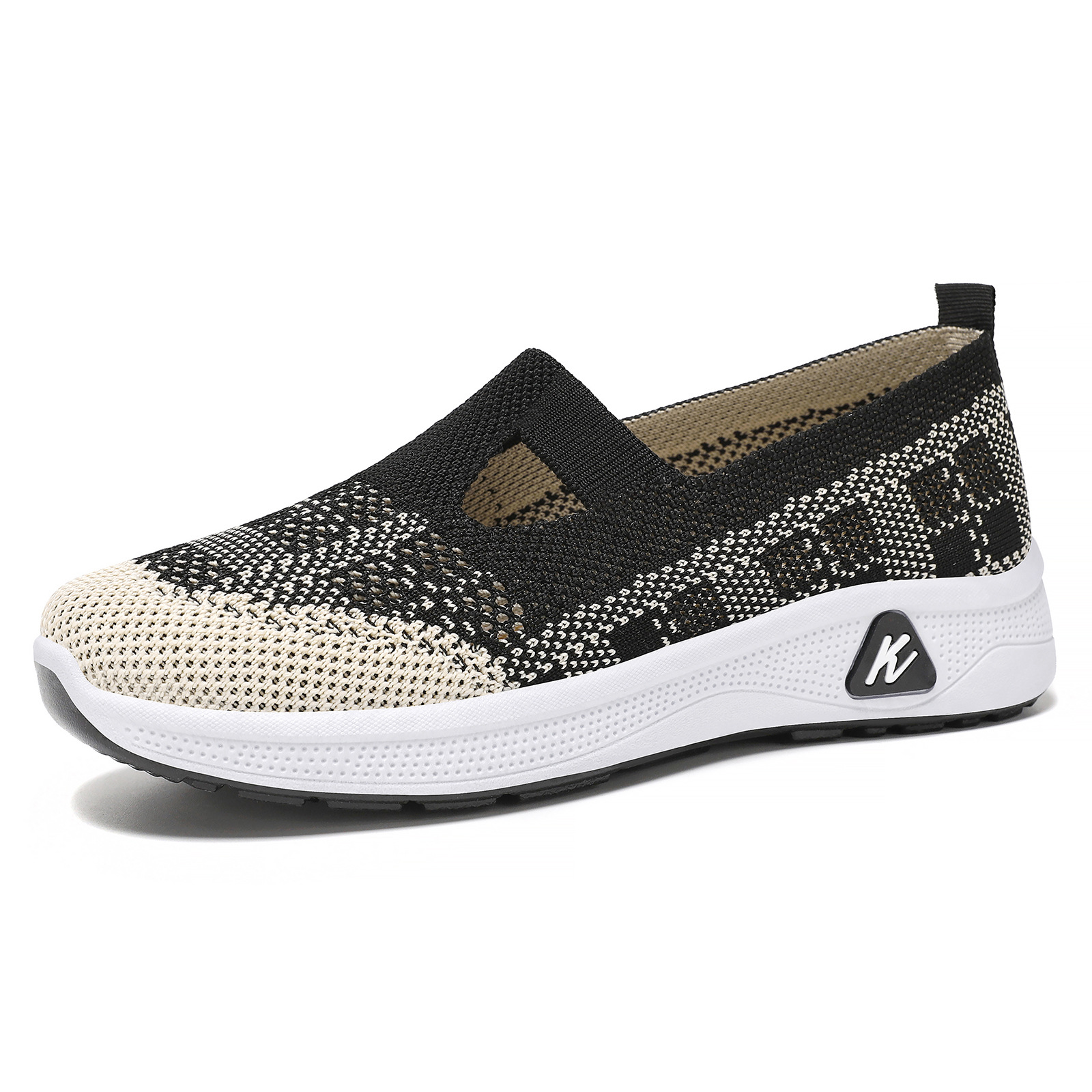 🔥 Neuheiten-Sonderangebot: Bis zu 70 % Rabatt 🛒 Atmungsaktive Strick-Slip-On-Wanderschuhe für Damen – Unterstützung des Fußgewölbes und leicht