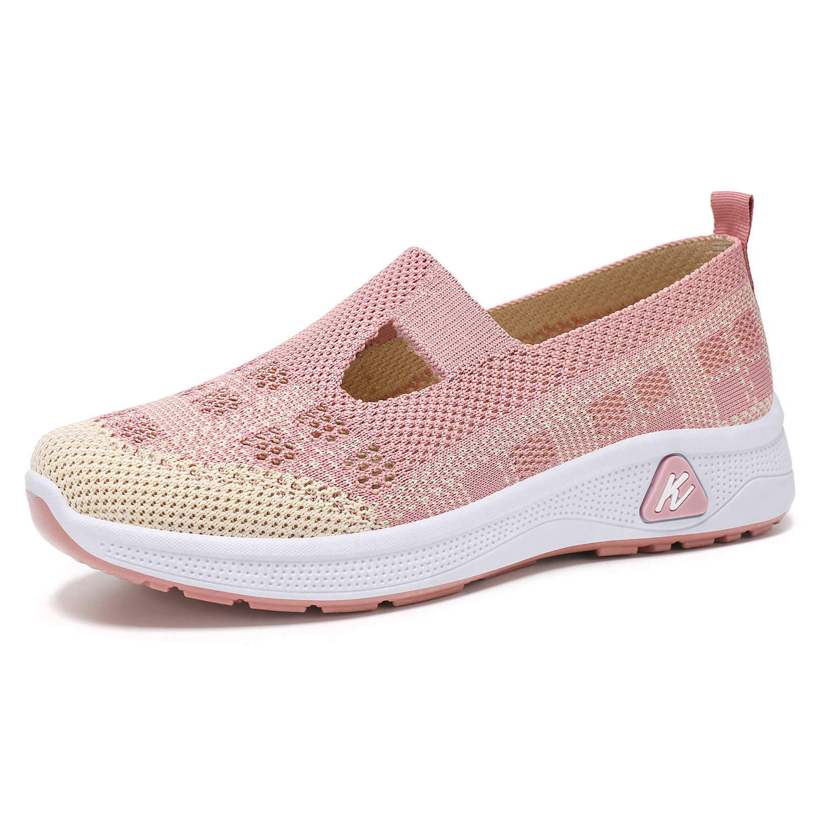 🔥 Neuheiten-Sonderangebot: Bis zu 70 % Rabatt 🛒 Atmungsaktive Strick-Slip-On-Wanderschuhe für Damen – Unterstützung des Fußgewölbes und leicht