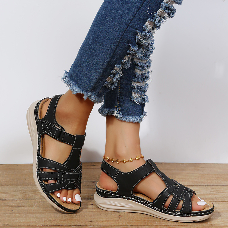 🔥Letzter Tag Aktion 50 % RABATT – 2024 Comfort Vintage Leder orthopädische Sandalen