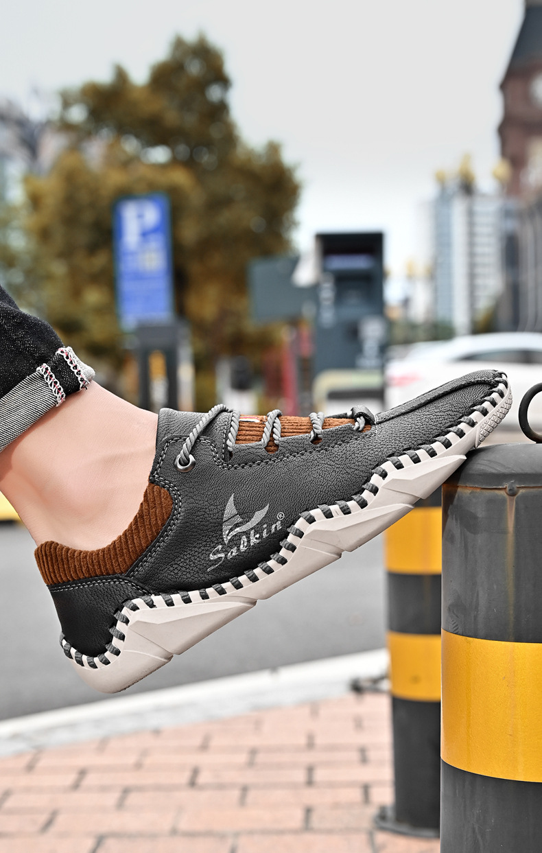 Produktdetails – modestylebay Warm gefütterte Herren-Freizeitschuhe im Vintage-Stil