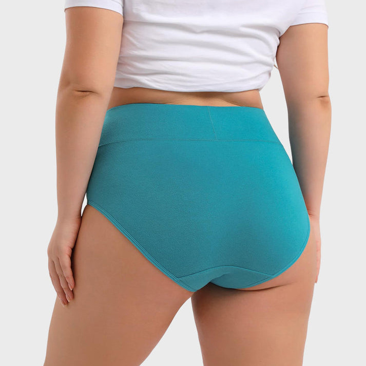 Figurbetonte Komfort-Unterwäsche mit hoher Taille, 4er-Pack