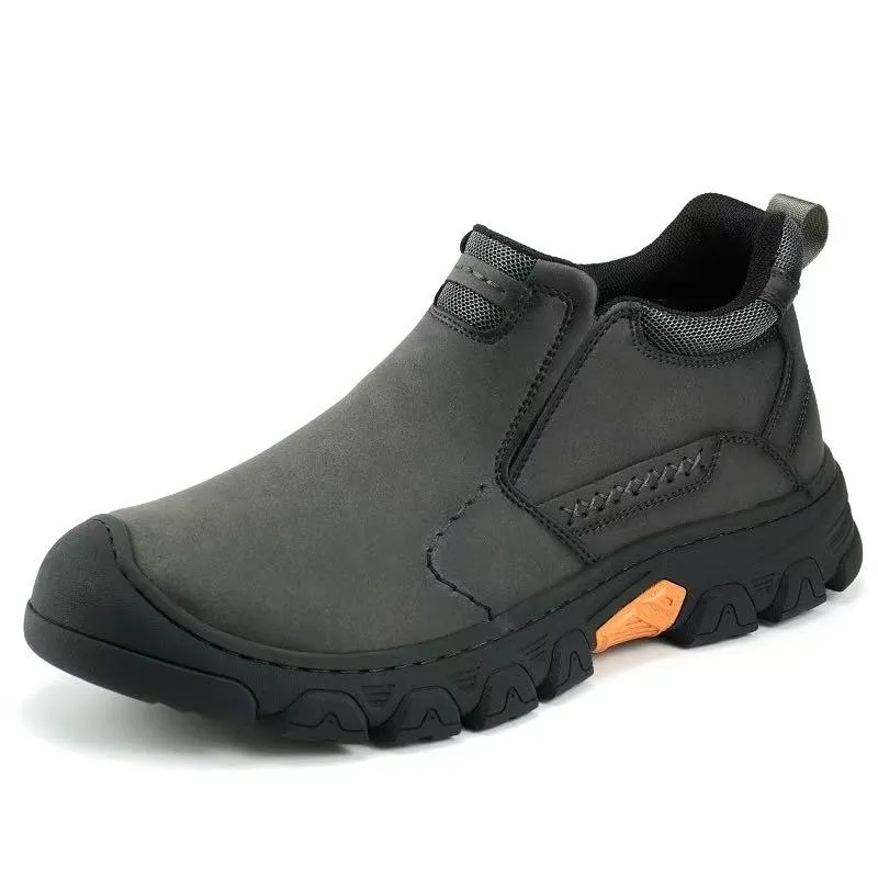 ⏰Last Day! 45% OFF  🔥ARDENRO  Men’s Genuine Leather Slip-On Outdoor Walking Shoes