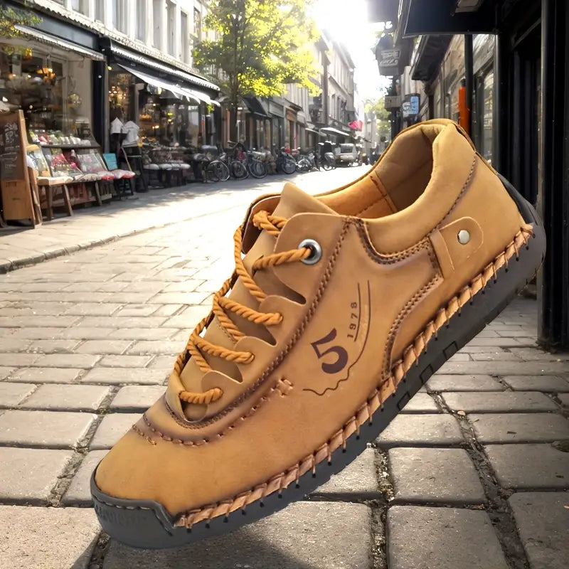 Last day 50% Off❤️ Handcrafted Classic Men's Casual Sneakers, Vintage Orthopedic Ankle Boots
