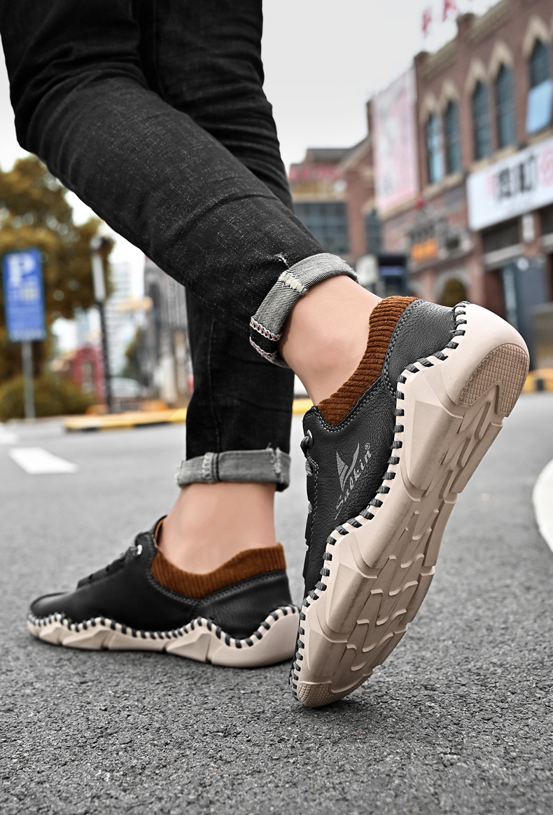 Produktdetails – modestylebay Warm gefütterte Herren-Freizeitschuhe im Vintage-Stil