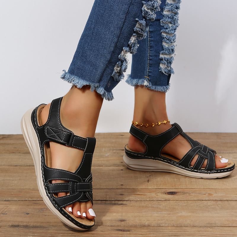 🔥Letzter Tag Aktion 50 % RABATT – 2024 Comfort Vintage Leder orthopädische Sandalen