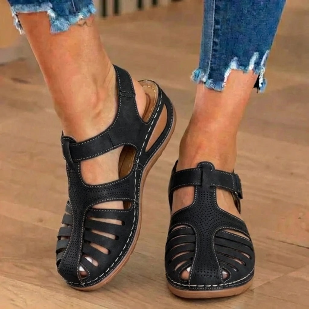 Atmungsaktive Damen-Walking-Sandalen mit rutschfester Sohle